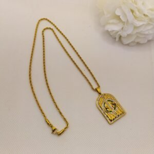 Collier bab mensour chaîne langue