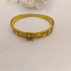 Bracelet abeilles bleu