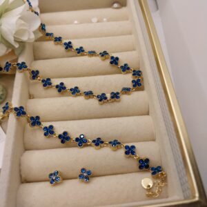 parure princesse bleu